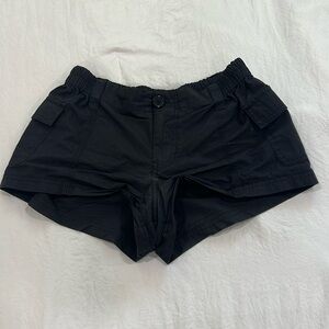 Black Cargo Shorts